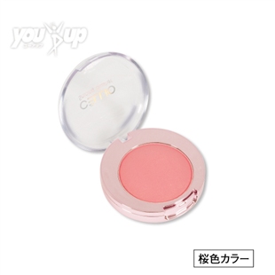 桜色チークパウダー